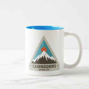Cairngorms Nationalpark Schottland Zweifarbige Tasse