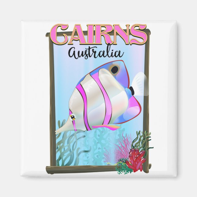 Cairns Australia Holiday poster Magnet (Vorne)