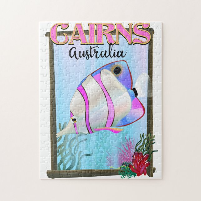 Cairns Australia Holiday poster Puzzle (Vertikal)