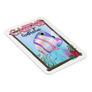 Cairns Australien Urlaubs Poster Magnet