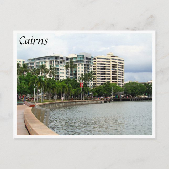 Cairns esplanade skyline postkarte (Vorderseite)