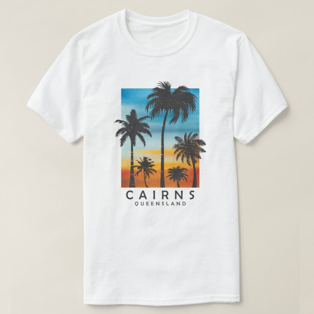 Cairns, Queensland, Australien T-Shirt (Design vorne)