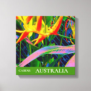 Cairns Tropical Blume Australien Kunst Leinwanddruck