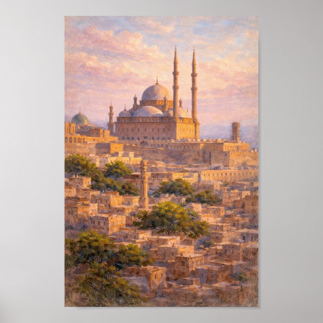 Cairo at Sunset Poster (Vorne)