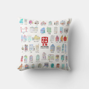 CAIS 2. Grade Throw Kissen - Klasse 2030