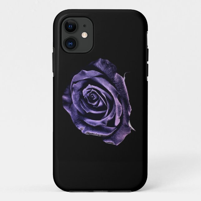 caisse d'iPod de Rose de pourpre Case-Mate iPhone Hülle (Rückseite)