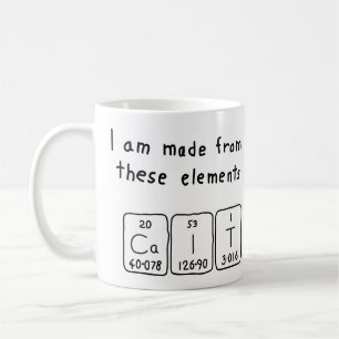 Cait periodisch Table name Tasse