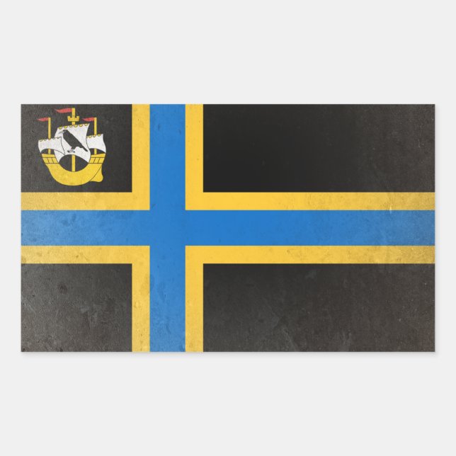 Caithness Rechteckiger Aufkleber (Vorderseite)
