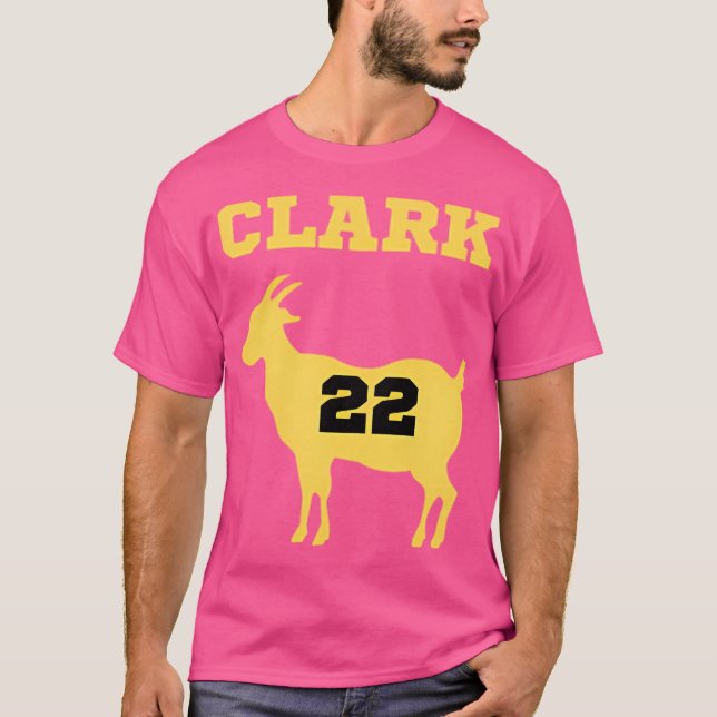 Caitlin Clark 22 Ziege T-Shirt (Vorderseite)