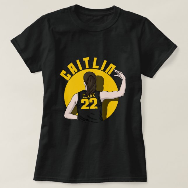 Caitlin Clark Back T - Shirt (Design vorne)