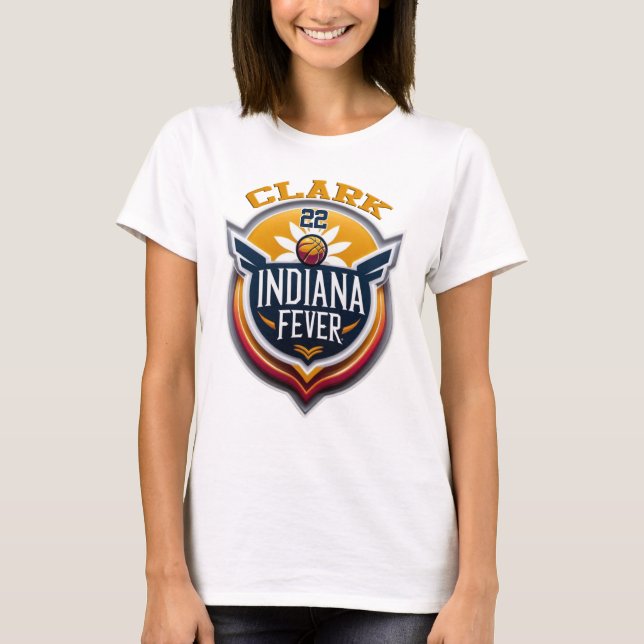 Caitlin Clark Indiana Fever Tshirt (Vorderseite)