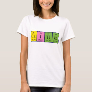 Caitlin Namen-Shirt periodischer Tabelle T-Shirt