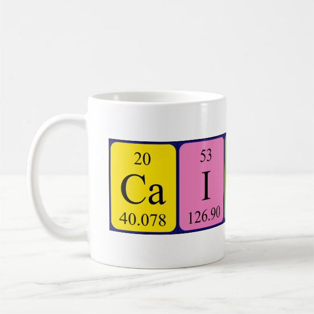 Caitlin Periodenname Tasse (Links)