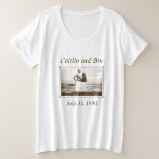Caitlin und Bru 1990 (Frauen Plus) Große Größe T-Shirt