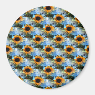 Caitlins Sonnenblumen.. Magnet
