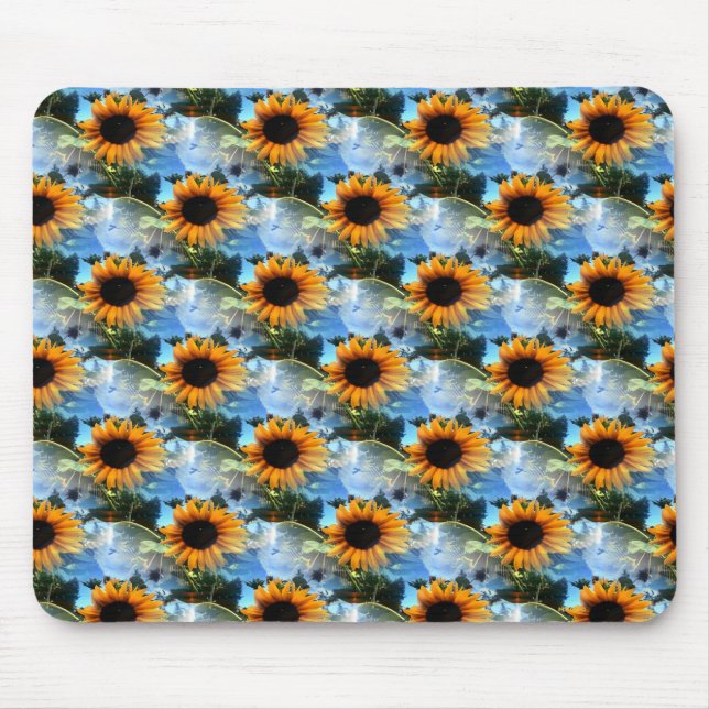 Caitlins Sonnenblumen... Mousepad (Vorne)