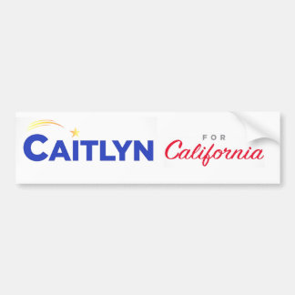 Caitlyn für Kalifornien Autoaufkleber