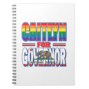 Caitlyn Gay Pride für Gouverneur Notizblock