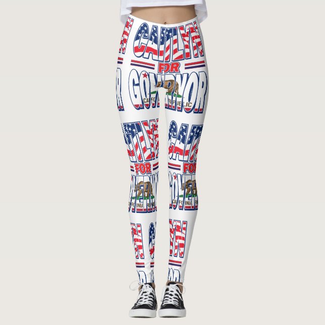 Caitlyn Jenner für Gouverneur Leggings (Vorderseite)