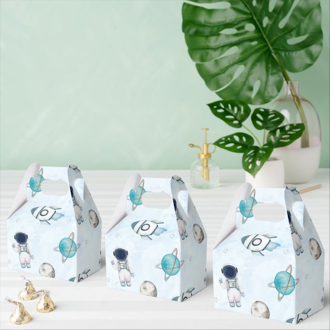 Caixinha de Lembrancinhas Astronauta Menino Geschenkschachtel (Zahlreiche)