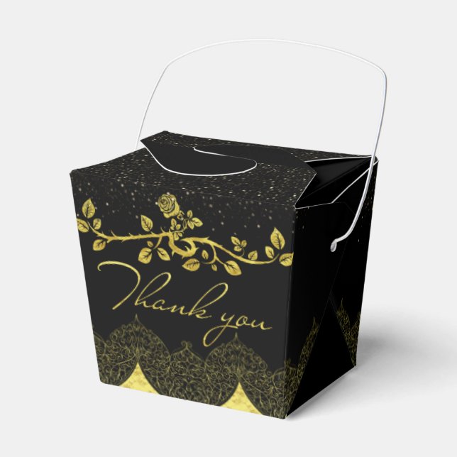 Caja de regalo con agradecimiento geschenkschachtel (Vorderseite)