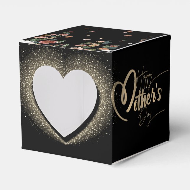 Caja de regalo para día de la madre con corazón geschenkschachtel (Vorderseite)
