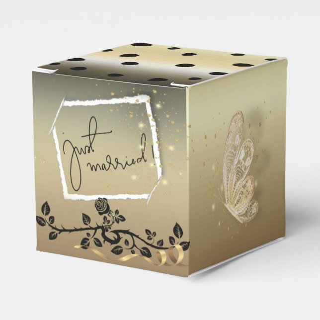 Caja de regalo para recién casado geschenkschachtel (Vorderseite)