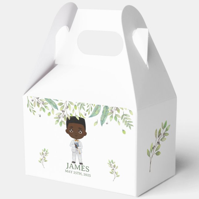 Caja de regalos de Primera Comunión JAMES Geschenkschachtel (Vorderseite)