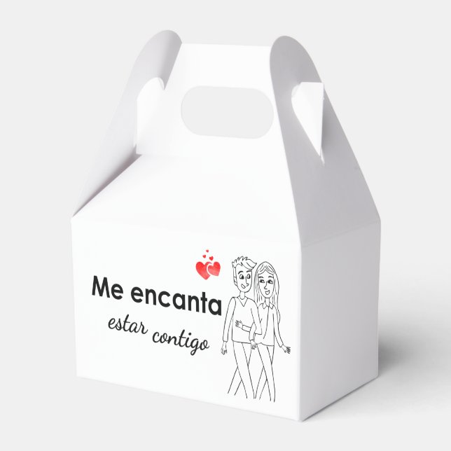 Caja para regalos geschenkschachtel (Vorderseite)