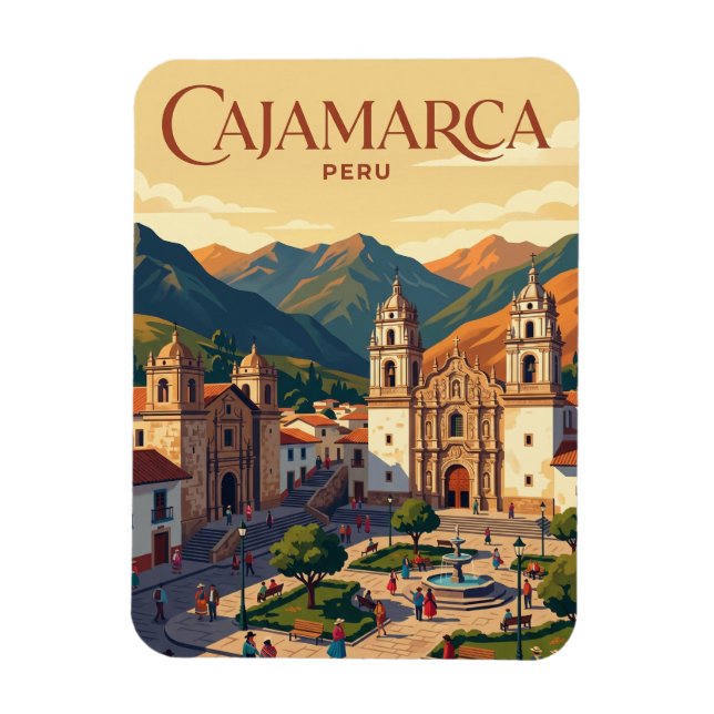 Cajamarca, Peru Peru Magnet (Vertikal)