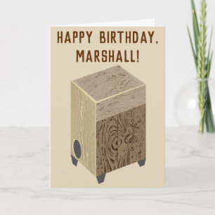 Cajon-Trommel-Happy-Birthday-Karte Karte