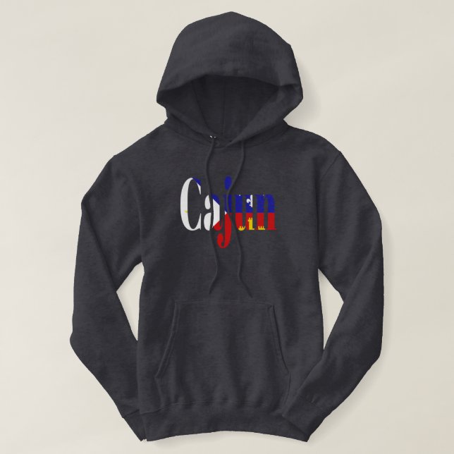 Cajun akadischer Flaggen-LouisianaHoodie Hoodie (Design vorne)