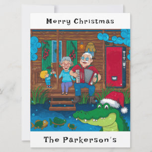 Cajun Alligator geht Weihnachten