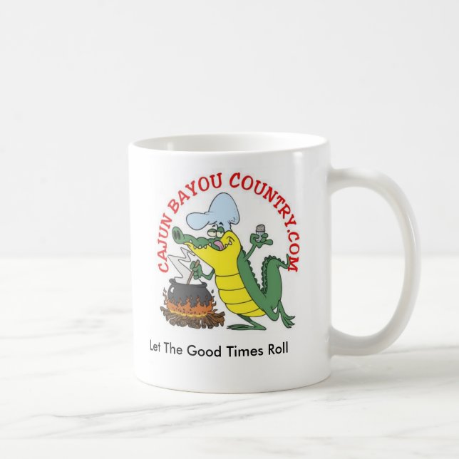 Cajun Bayou Country.Com Tasse (Rechts)