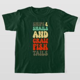Cajun Boys aus Snips Schnecken Crawfish Schwänze T-Shirt