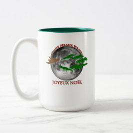 Cajun Christmas Zweifarbige Tasse