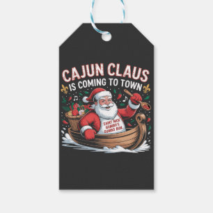 Cajun Clause kommt in die Stadt Weihnachts Krampus Geschenkanhänger