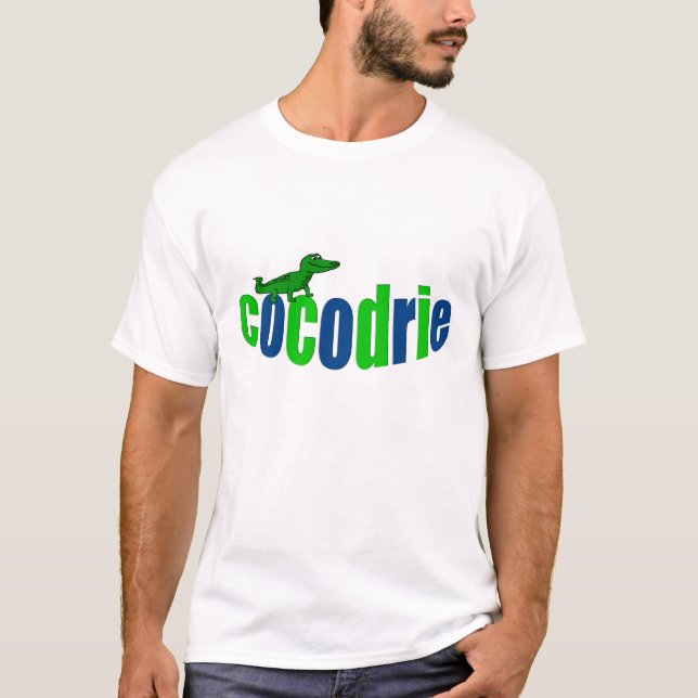 Cajun Cocodrie (Alligator)/"Lache Pas-La patate " T-Shirt (Vorderseite)