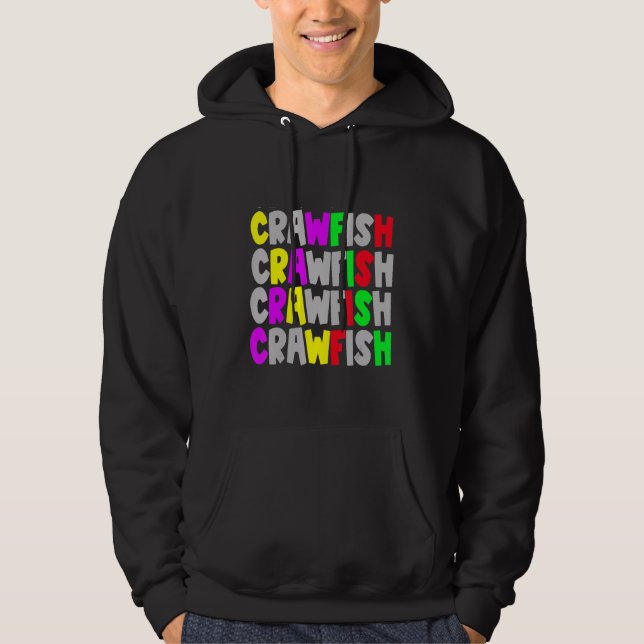 Cajun Crawfish Food Crawfish Mudbug T-Shirt Hoodie (Vorderseite)