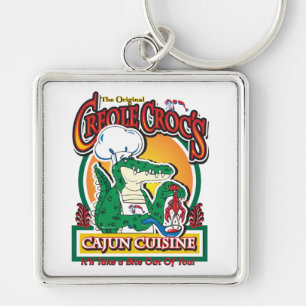 Cajun Creole Mardi Gras Crocodile Schlüsselanhänger