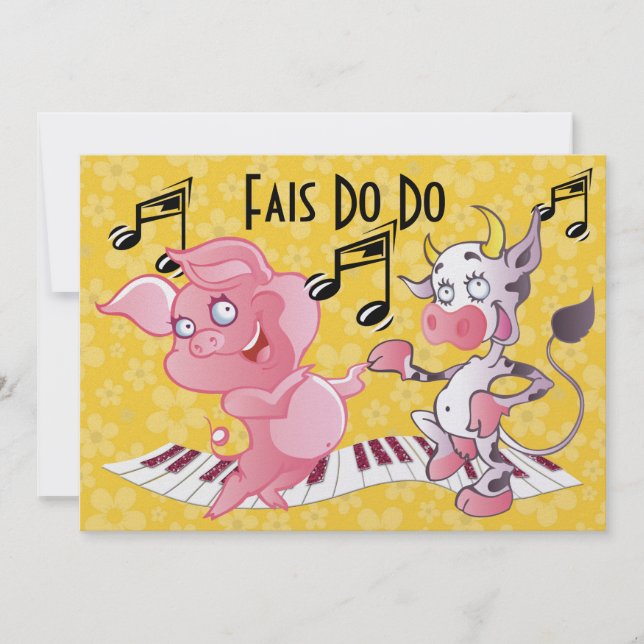 Cajun - Fais Do - Party Einladung (Vorderseite)