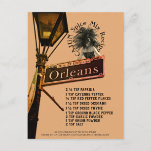Cajun Gewürz Mix Rezept   Postkarte