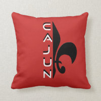 Cajun halbes Lilien-Louisianathrow-Kissen