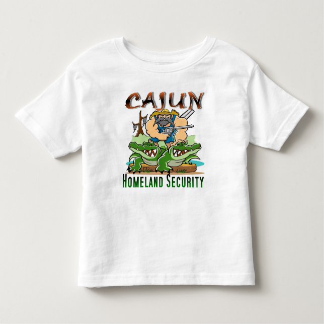 Cajun heimat-Sicherheit Kleinkind T-shirt (Vorderseite)