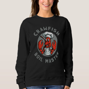 Cajun-Krebs-Kochparty-Kochmeister Mardi Gras S Sweatshirt