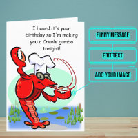 Cajun Kreolischer Krausefisch Funny Geburtstag