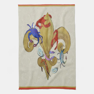 Cajun Lilie Küchentücher aus der Kunst