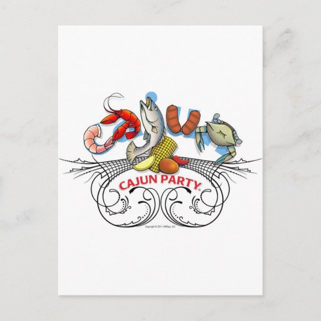 Cajun-Party-WLG-20110531 Einladungspostkarte (Vorderseite)