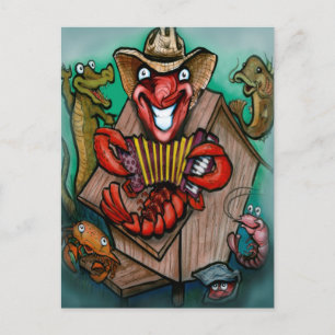 Cajun Postkarte
