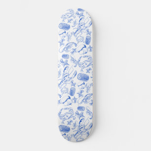 Cajun Seafood Boil - Southern Coastfood Art Skateboard